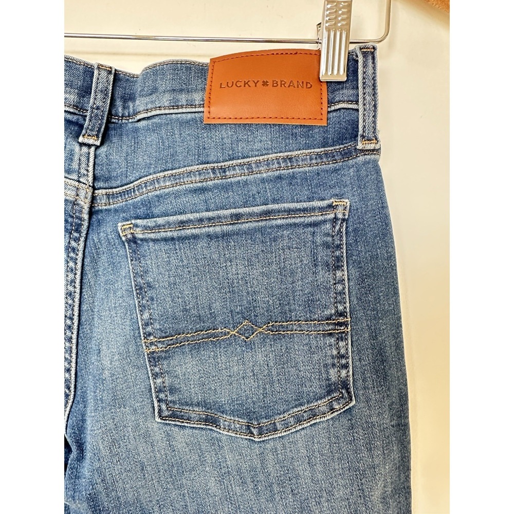 Lucky Brand Sweet Jeans Womens 6/28 Blue Denim Medium Wash Mid Rise Straight Leg - Picture 6 of 10